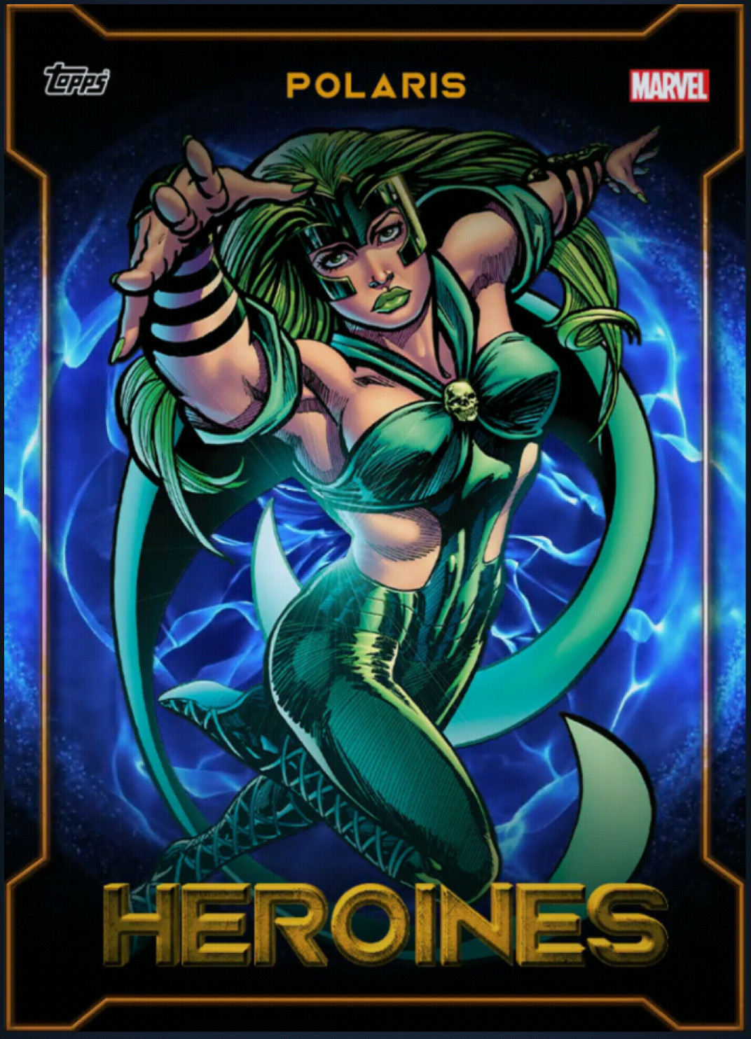 Polaris Heroines Blue Motion epic (cc#150) Topps Marvel Collect Digital card