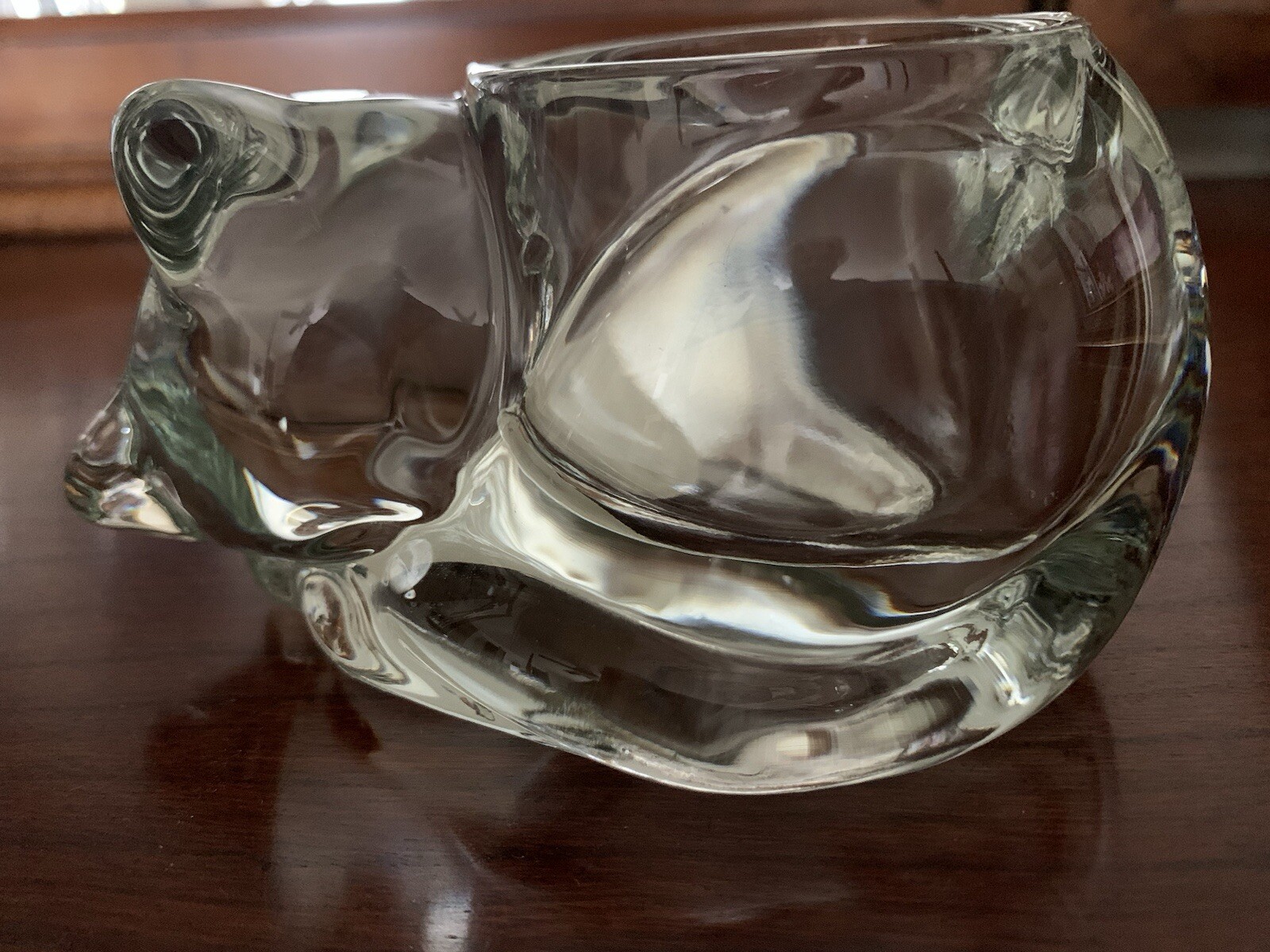 Indiana Glass Cat Votive Holder