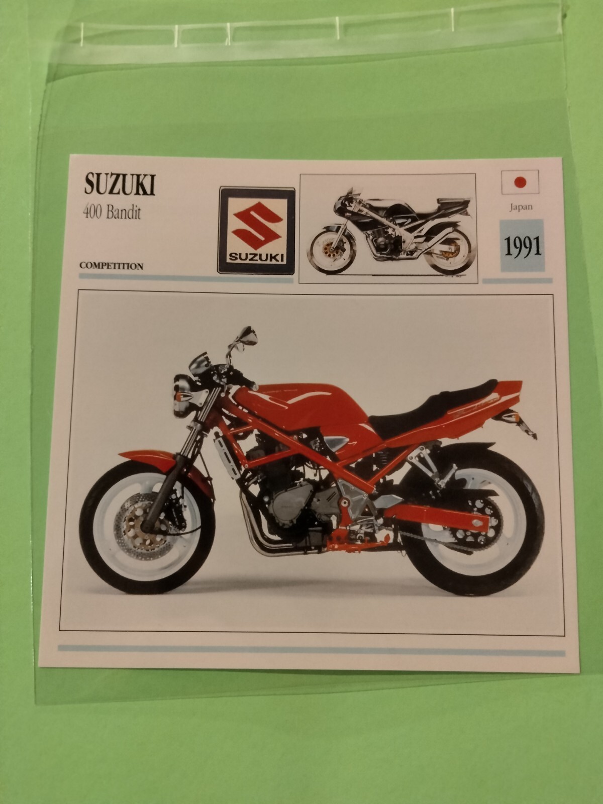 SUZUKI 400 BANDIT 1991 Motorcycles Atlas Ed. 1999 free shipping