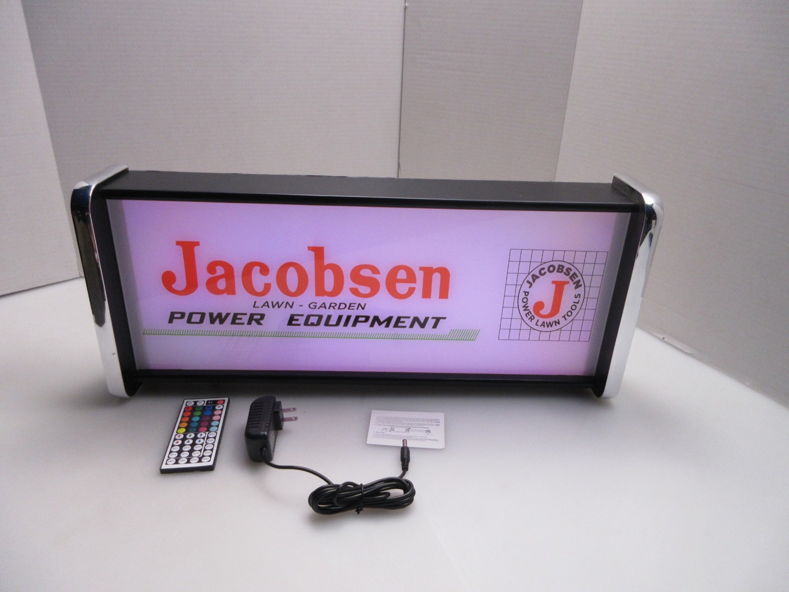 Jacobsen Power Equipment LED Display lighted sign lightbox Wall hanging Light
