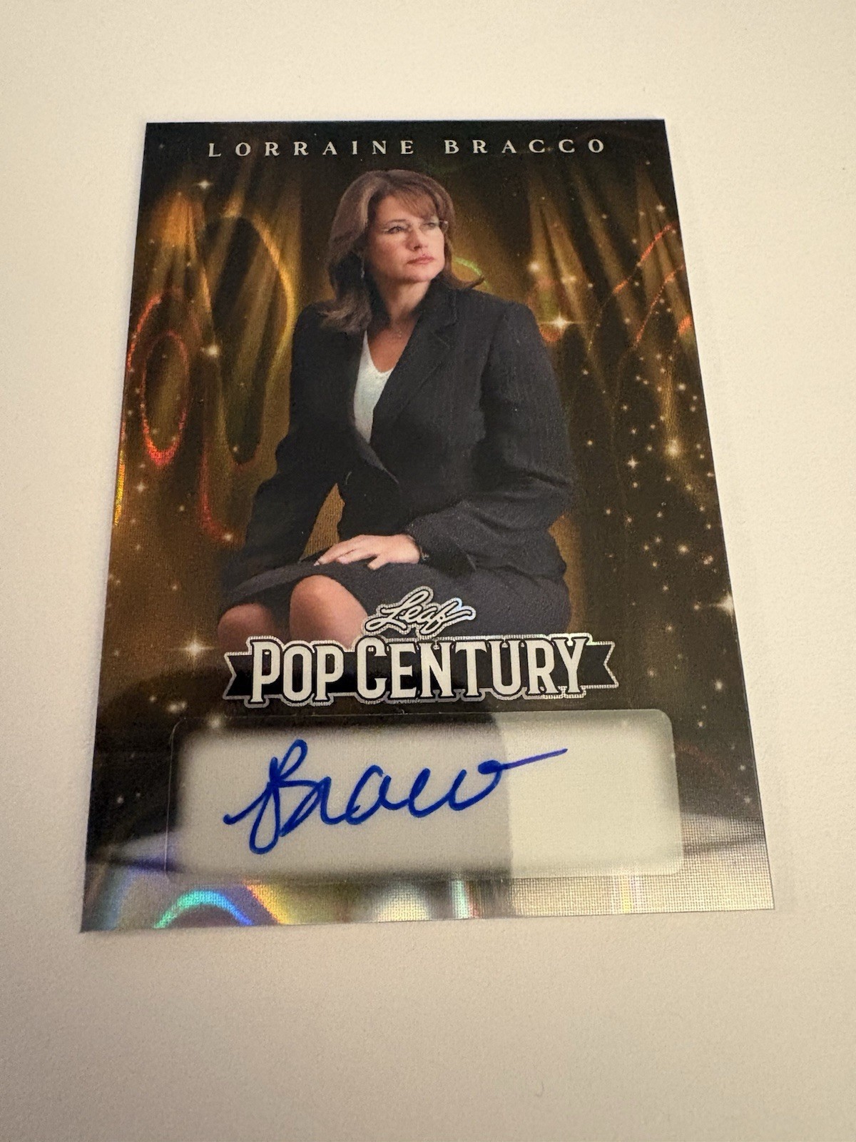 2026 Leaf Pop Century Lorraine Bracco Autograph Card #ed 1/1