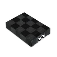 Anyone Worldwide Ready-Made Checkerboard Black Playing Cards
