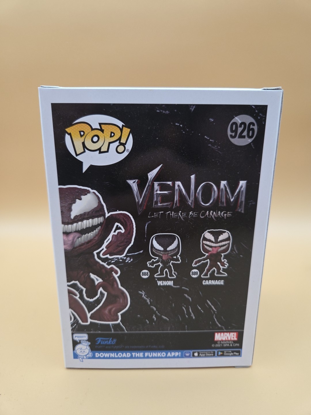 Carnage New York Comic Con 926 Funko Pop 2021 convention marvel rivals NYCC abdl