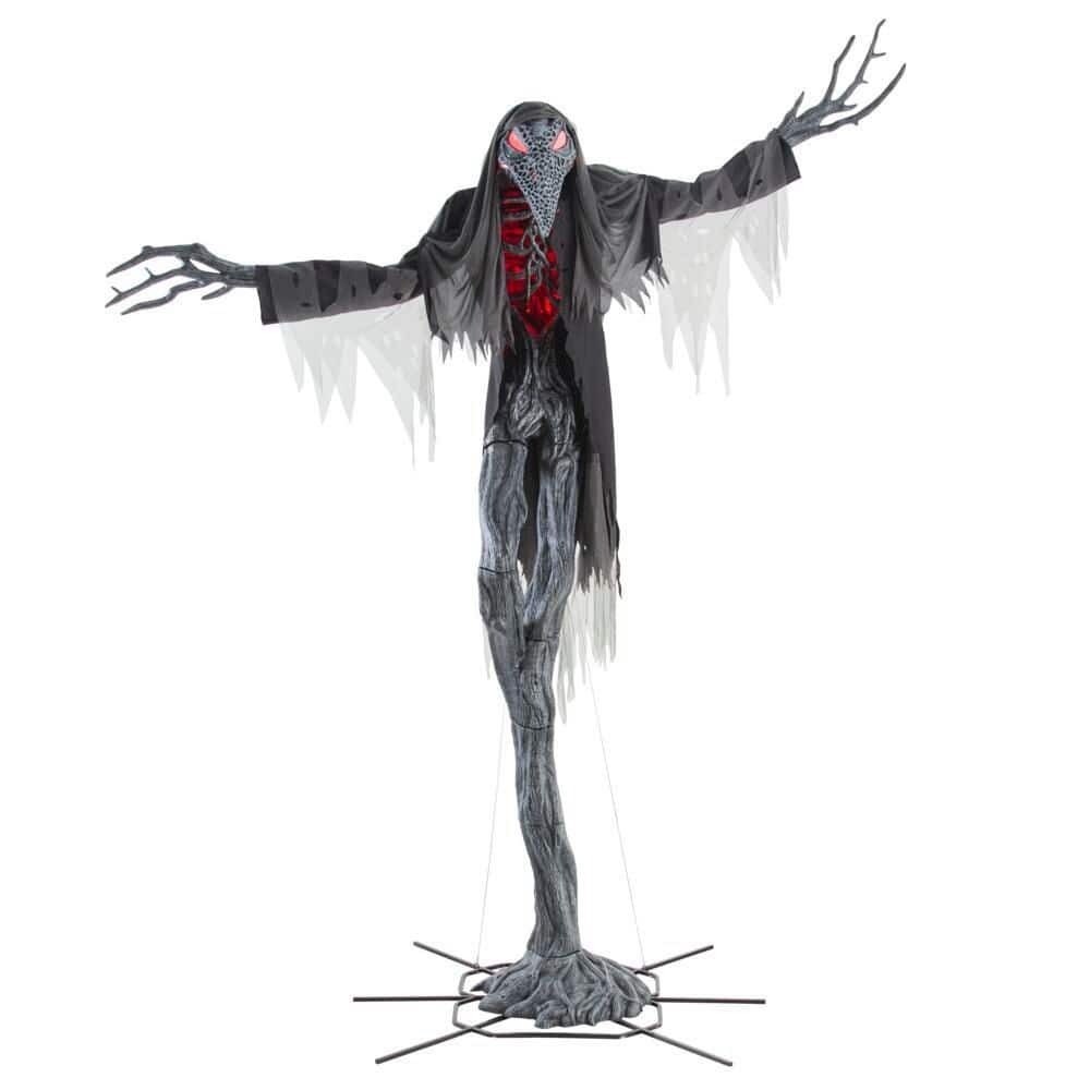 Local Pickup 15 ft Animated Gally Crow Halloween Prop W/LED Eyes & Chest