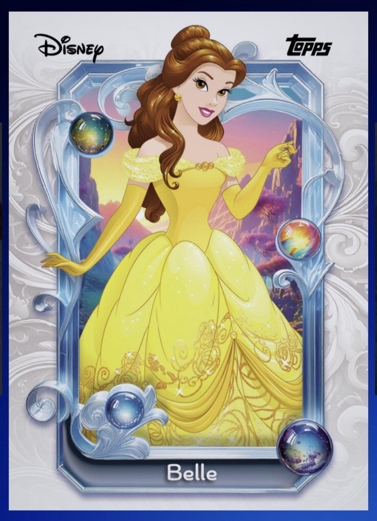 2025 Topps Disney Wonder Wondrous – Cartoon Princess – BELLE (Disney DigitalCard