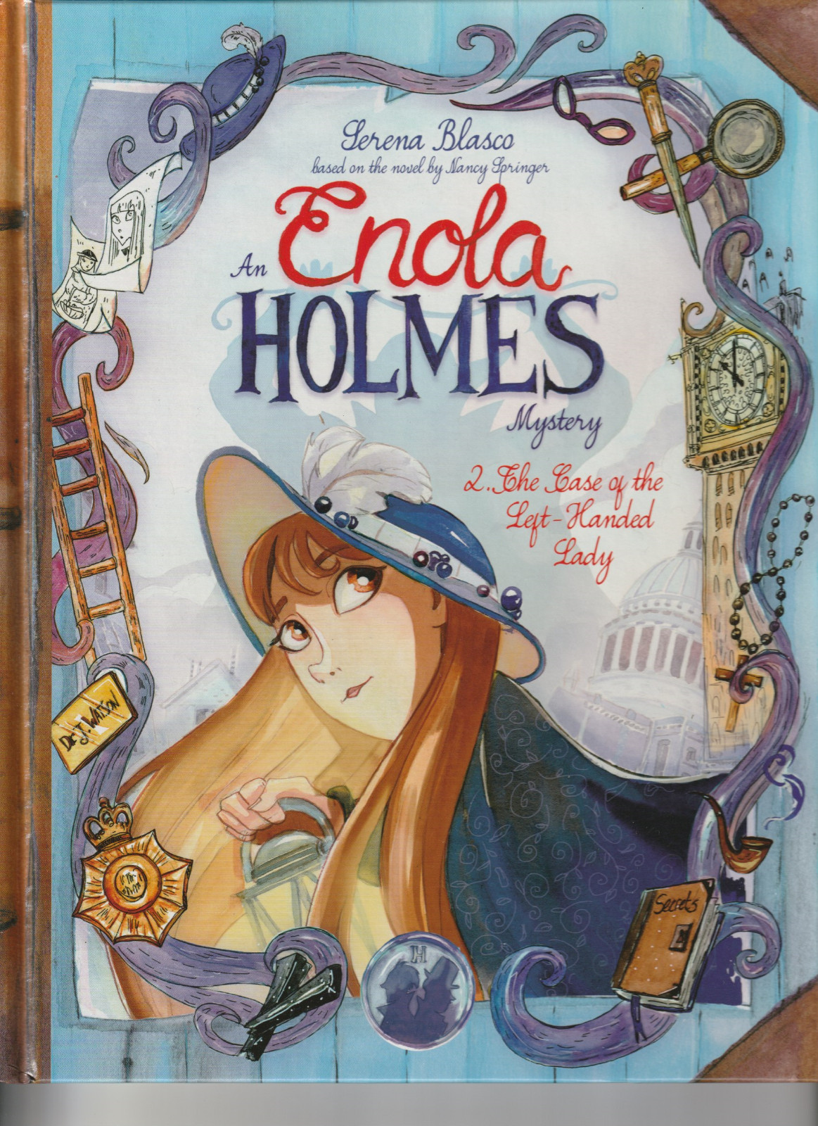 Enola Holmes: Case Left-Handed Lady HC 2, IDW, Serena Blasco, Nancy Springer, NM