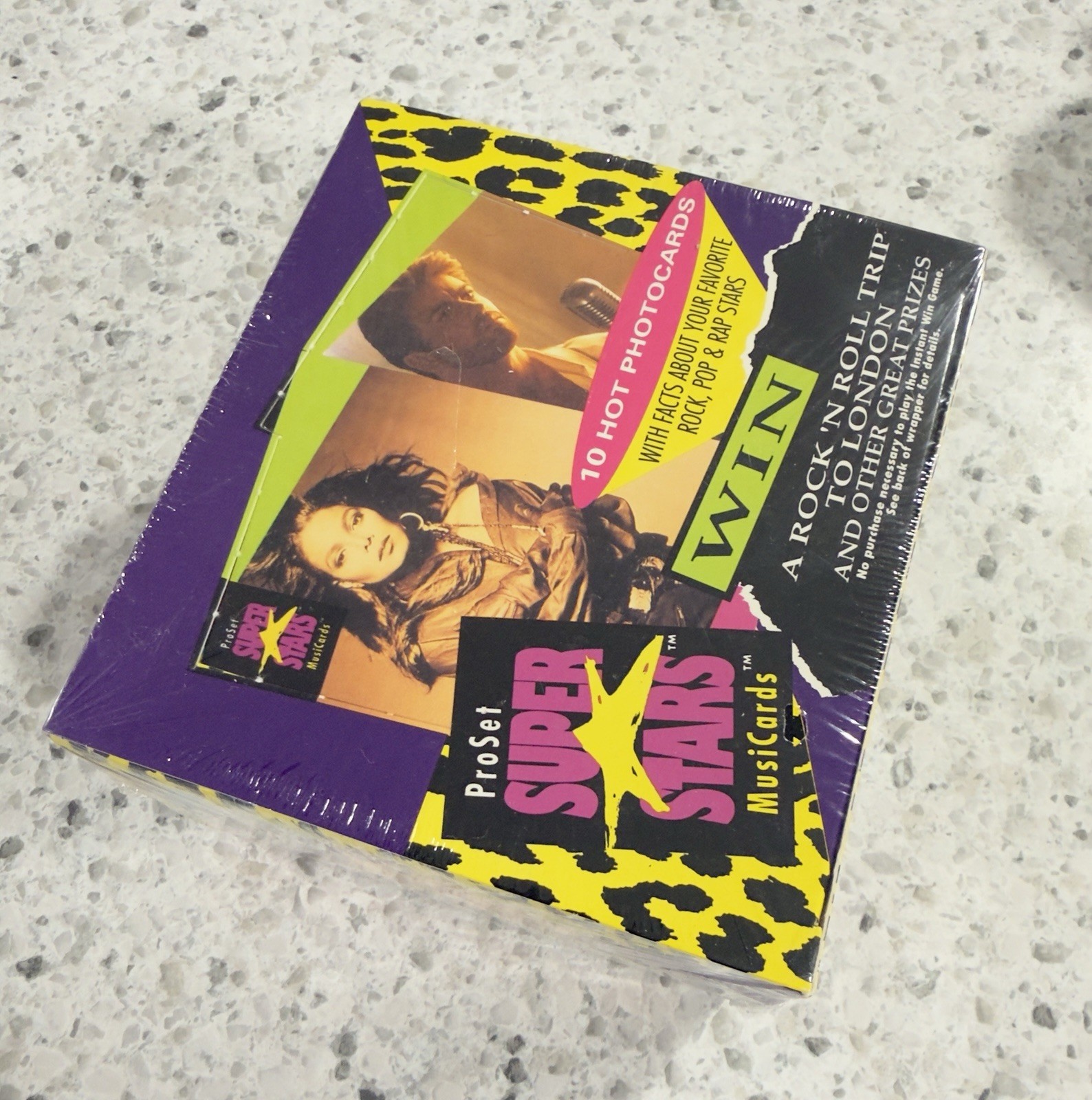 Pro Set Super Stars Musicards – Series 1 – Box New Factory Sealed