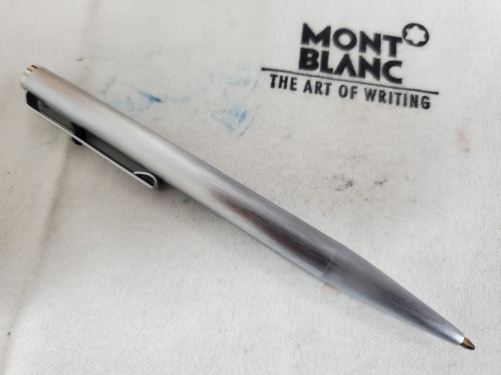 Montblanc Hammer Trigger Sliver Metal Ballpoint Pen