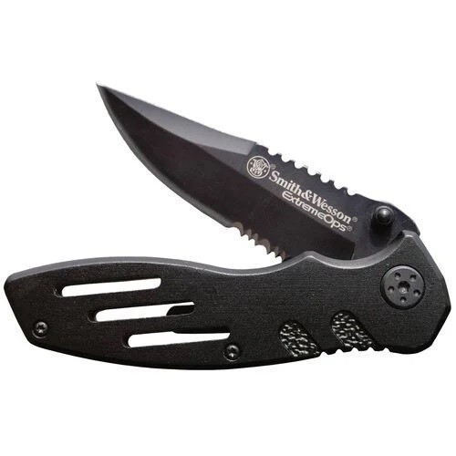Smith & Wesson SWA24S Extreme Ops Liner Lock Folding Knife 3.1″ 7Cr17MoV High