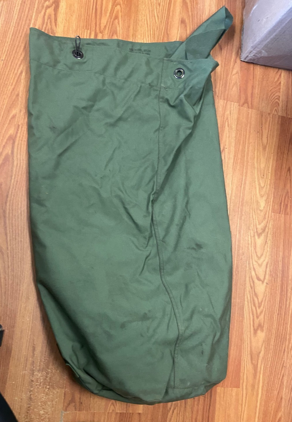 US Military Army Duffle Duffel Bag OD Green Top Load VGC