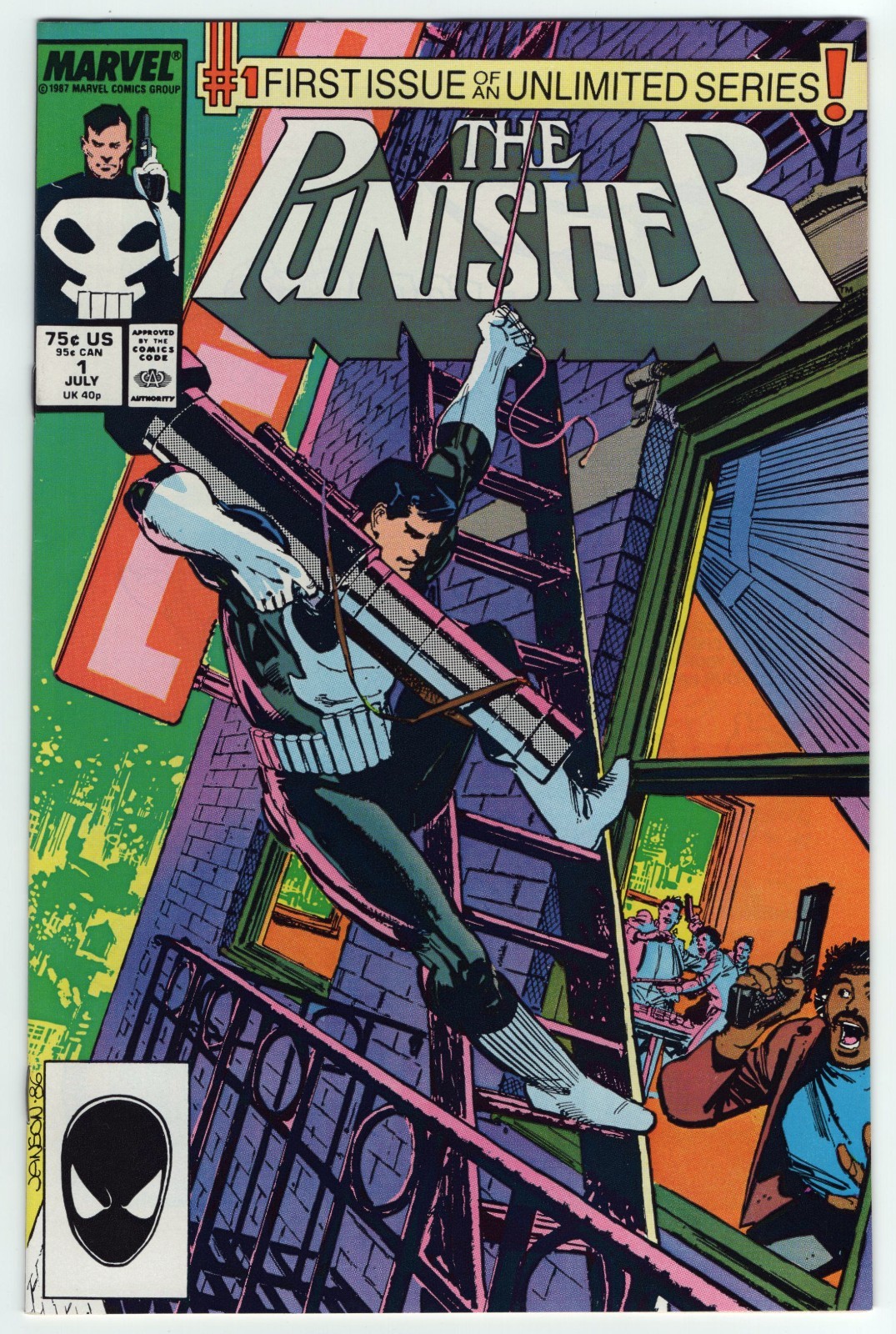 The Punisher #1 NM- 9.2 Copper Age (Jul 1987, Marvel)