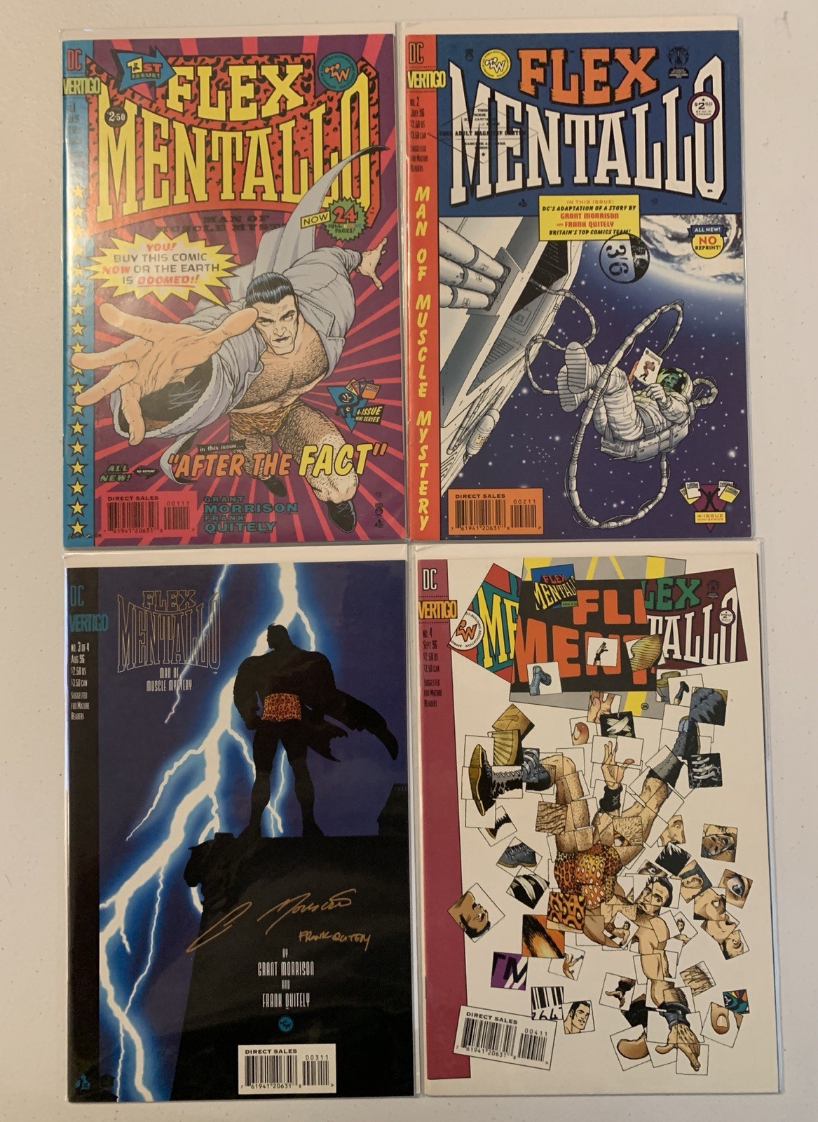 Flex Mentallo #1–4 Complete 1 2 3 4 DC Vertigo Grant Morrison Frank Quitely