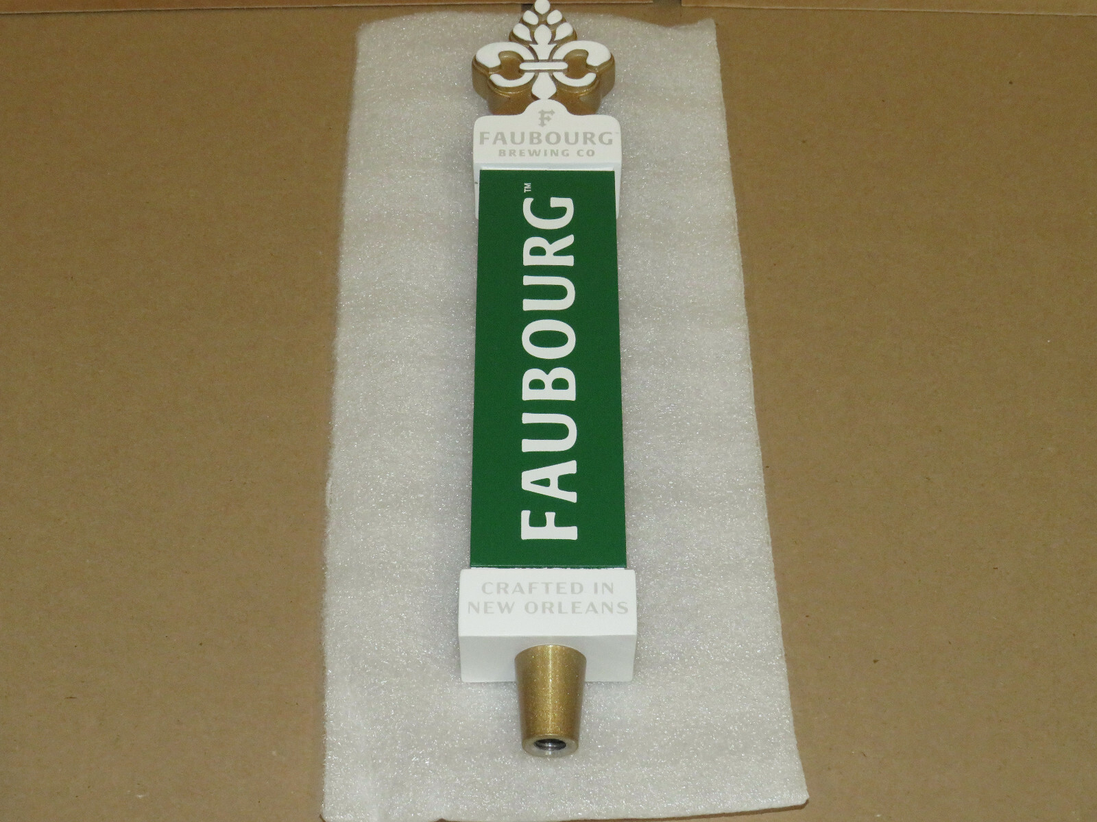 BRAND NEW DIXIE FAUBOURG BEER TAP HANDLE KEG KEGGER NEW ORLEANS BREWERY