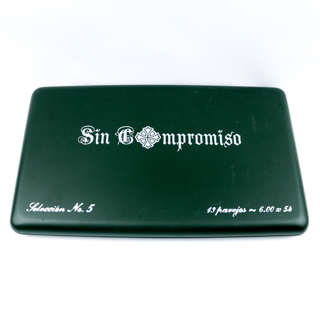 Sin Compromiso Seleccion No. 5 Empty Wood Cigar Box 12.25″ x 7.25″ x 1″