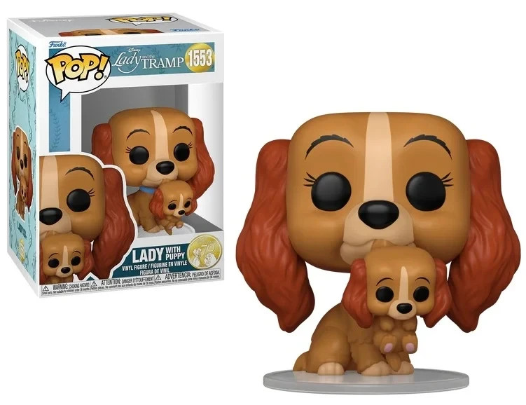 Funko Pop! Disney: Lady and The Tramp Lady with Puppy Vinyl Figure #1553 #83568