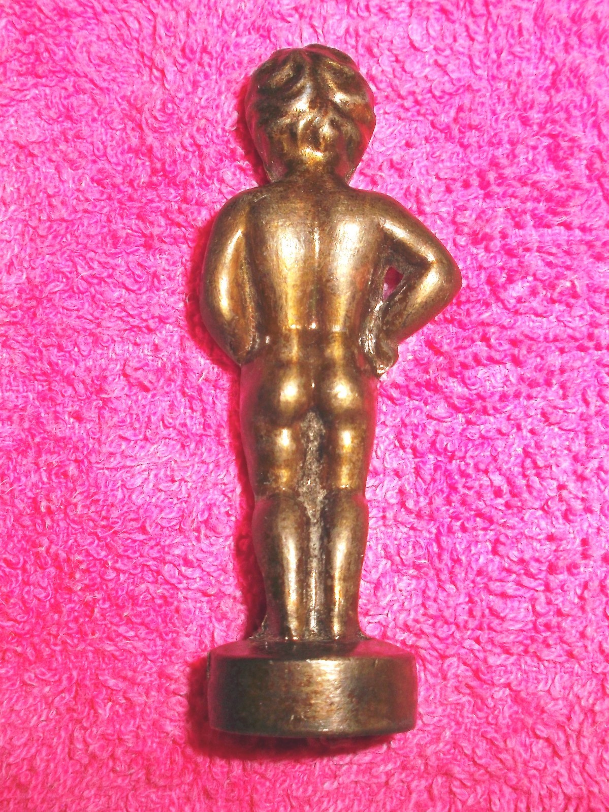 Bruxelle Brussels Little Boy Peeing Statue Figurine Manneken Pis Replica Bronze