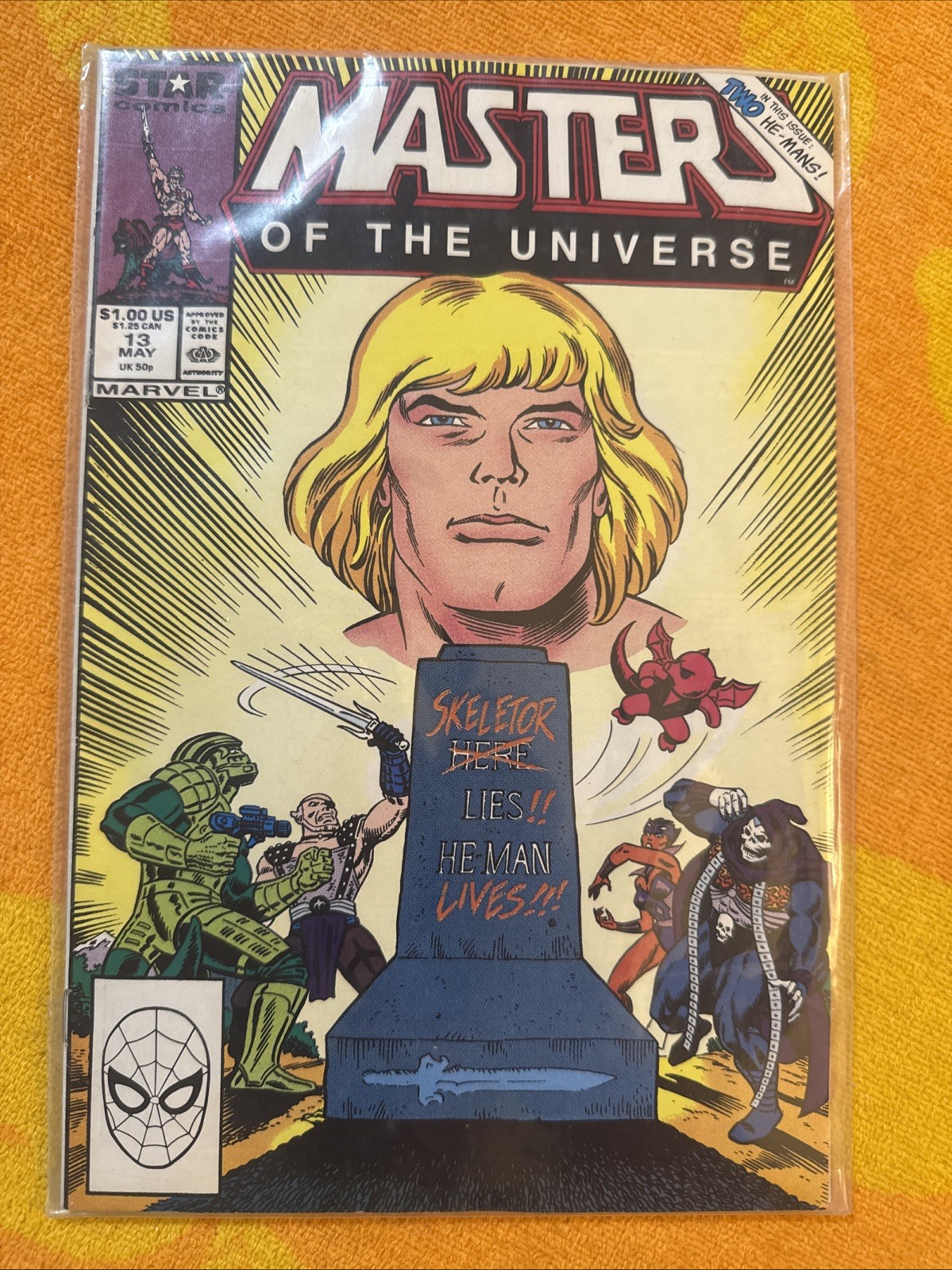 Rc217 MASTERS OF THE UNIVERSE #13 RARE FINAL ISSUE IN SERIES DEATH OF SKELETOR!