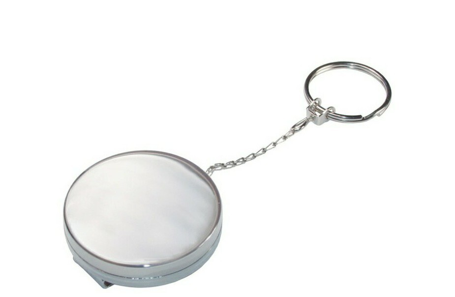 Heavy Duty Steel Cord Wire Retractable Key Chain Chain Ring Clip Pull Brand New