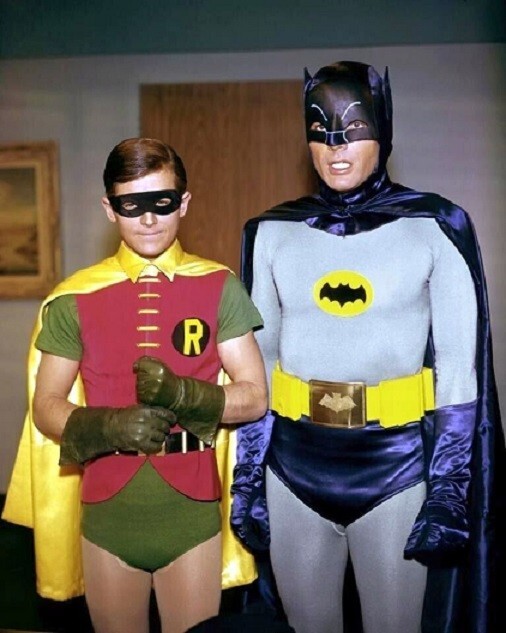 Batman and Robin TV Show Classic Cast Print 8×10 Photo 120