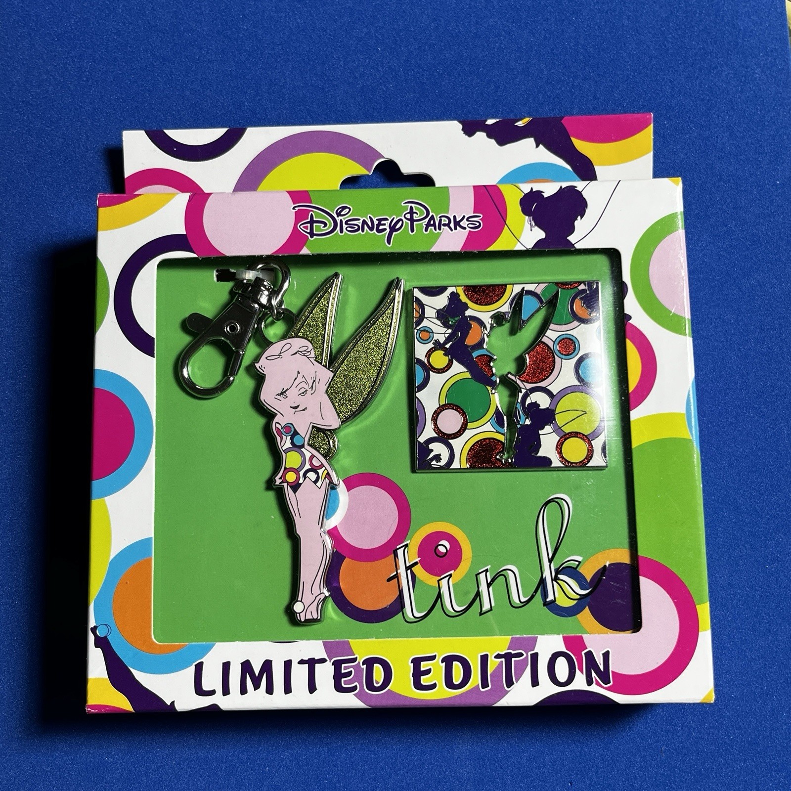 Disney Tinker Bell Lanyard Medallion and Pin Collectors Box Set S01