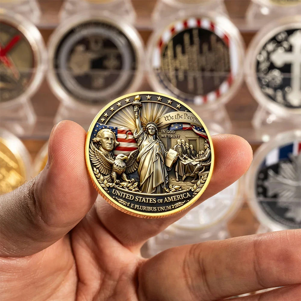America 250th Anniversary Commemorative Challenge Coin Patriotic Gifts