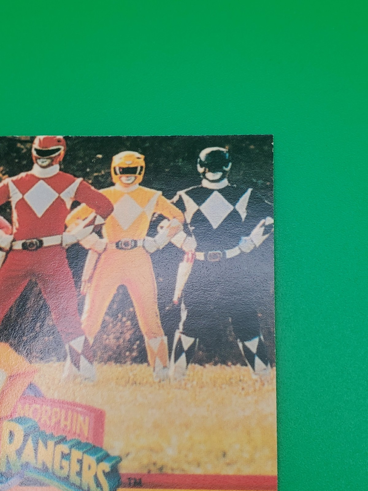 1994 Saban Mighty Morphin Power Rangers Green Ranger Gold Foil Promo Card