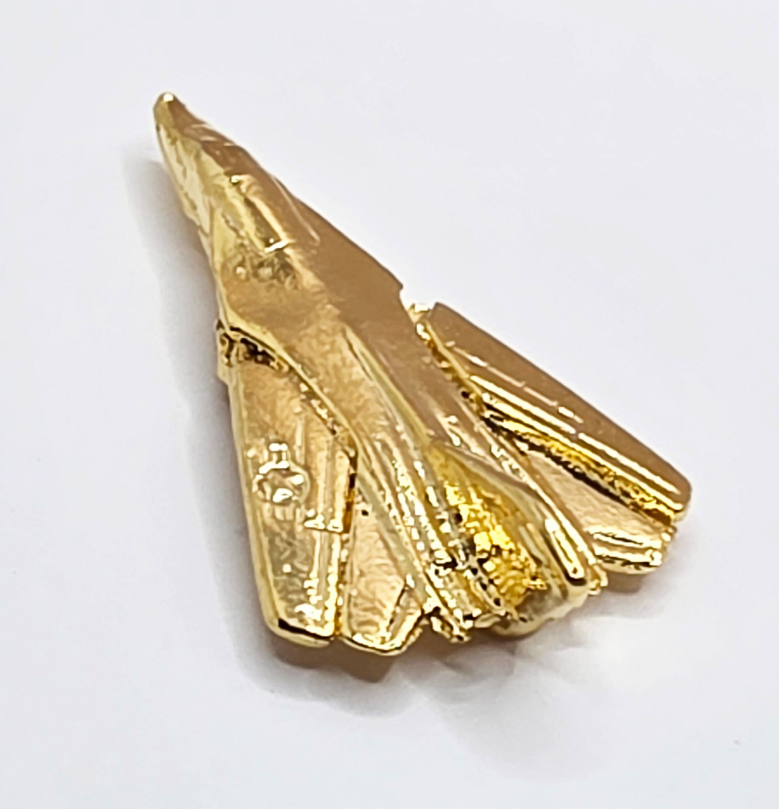F-111 Aardvark Pin Swept Wings – 3-D Gold Painted – About 1.25″ in Length