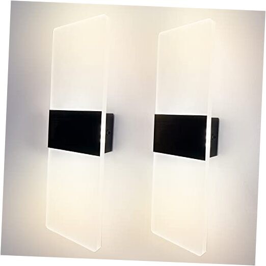 2Pack RV LED Wall Sconce with Switch, 12Volts RV 2 Packs Acrylic Wall Sconce