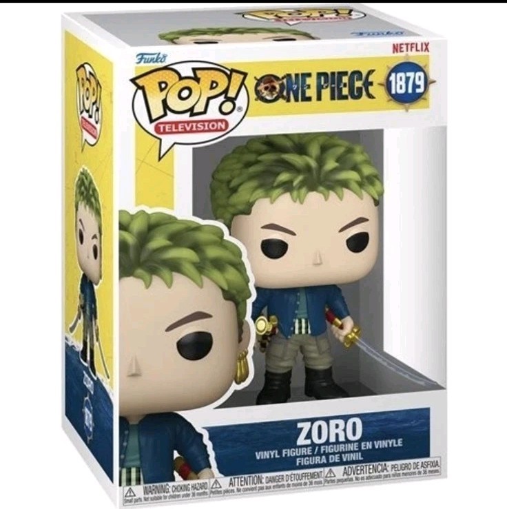 Funko Pop! Netflix – One Piece (Live Action) Zoro #1879 with Protector – New