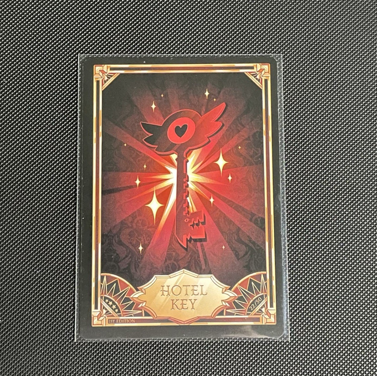 Hazbin Hotel Season 1 1st Edition Hotel Key Ultra Rare 22/60 Non-Foil