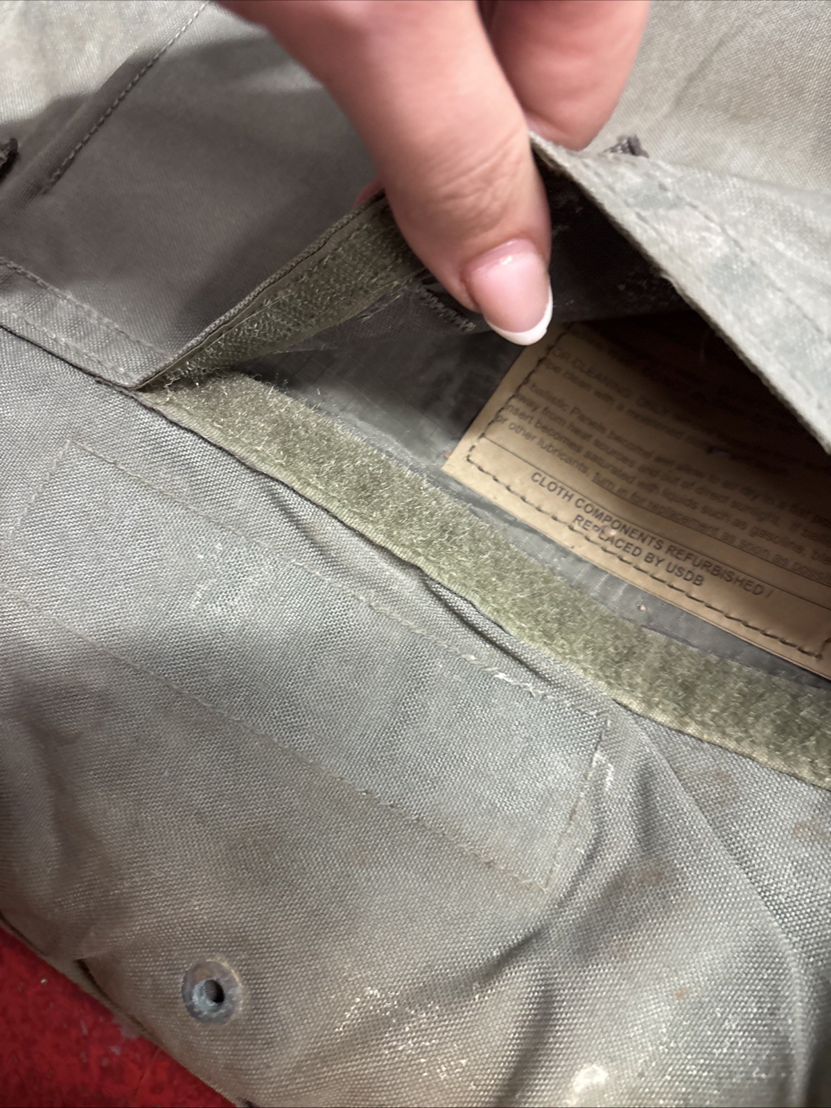 ARMY ACU PLATE CARRIER MEDIUM w/ INSERTS lot R