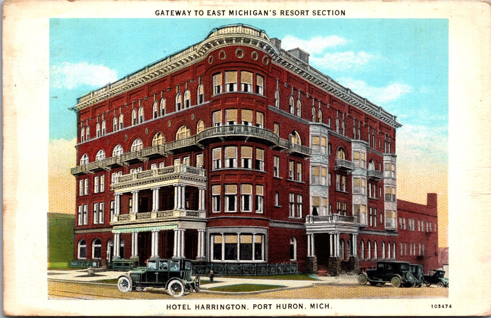 Postcard Hotel Harrington in Port Huron, Michigan