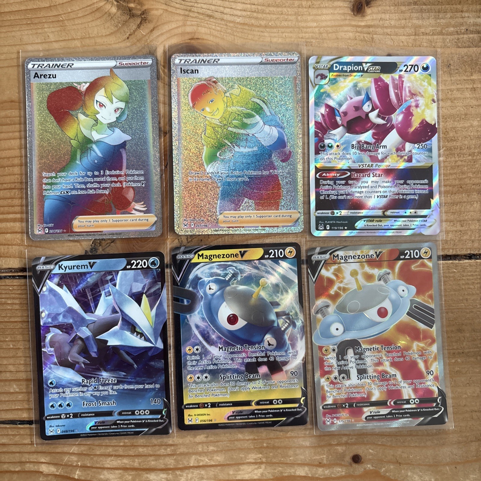 Pokemon Lost Origin x6 Cards – 204/196 207/196 175/196 119/196 056/196 048/196