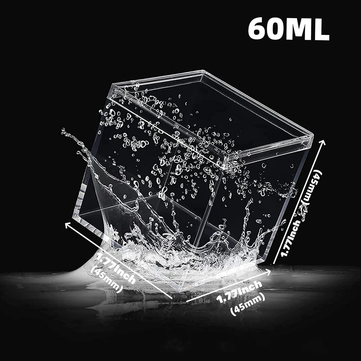 Acrylic Box Small Clear Boxes with Lid 12 Packs Small Acrylic Candy Box Display