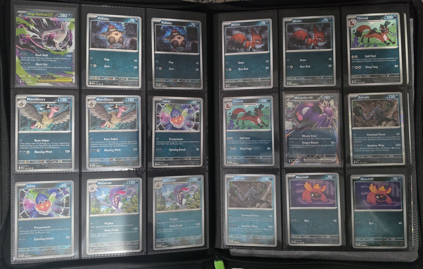 ✨ Pokémon Pitch Black Complete Base Set 156 Cards No IRs Binder Not Included