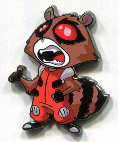 Disney Marvel Pin Guardians of the Galaxy Rocket SDCC Comic Con Skottie Young