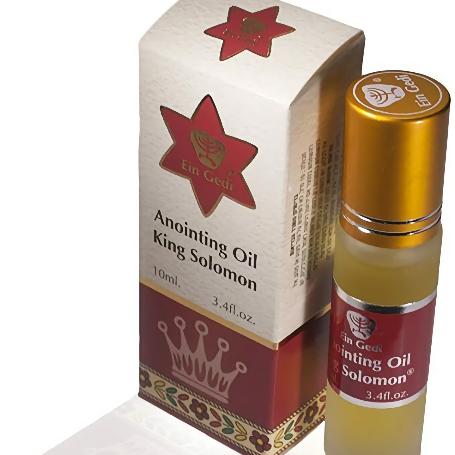 Roll On Anointing Holy Oil King Solomon 10 ml / 0.34oz from Holyland Jerusalem