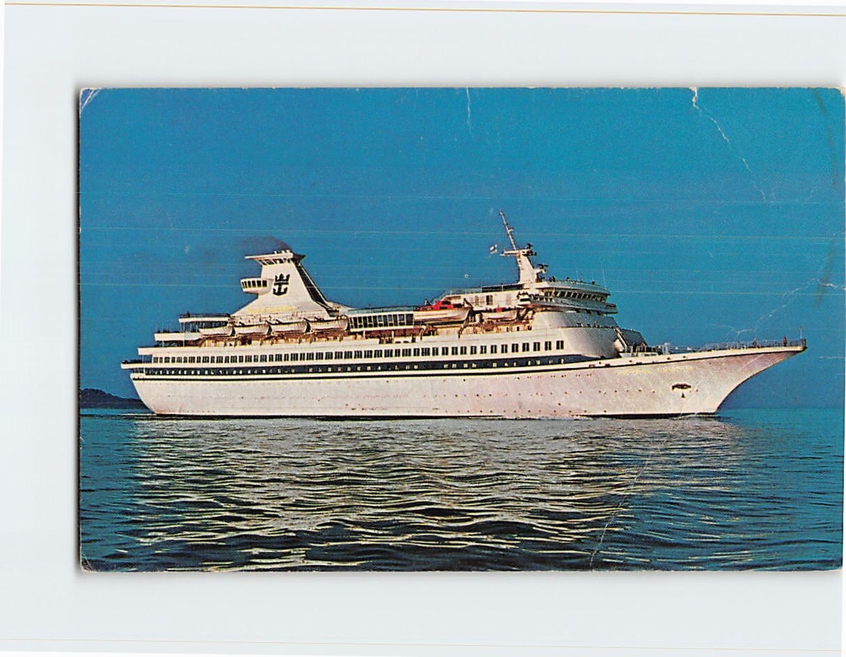 Postcard Royal Caribbean Cruise Line Miami Florida USA