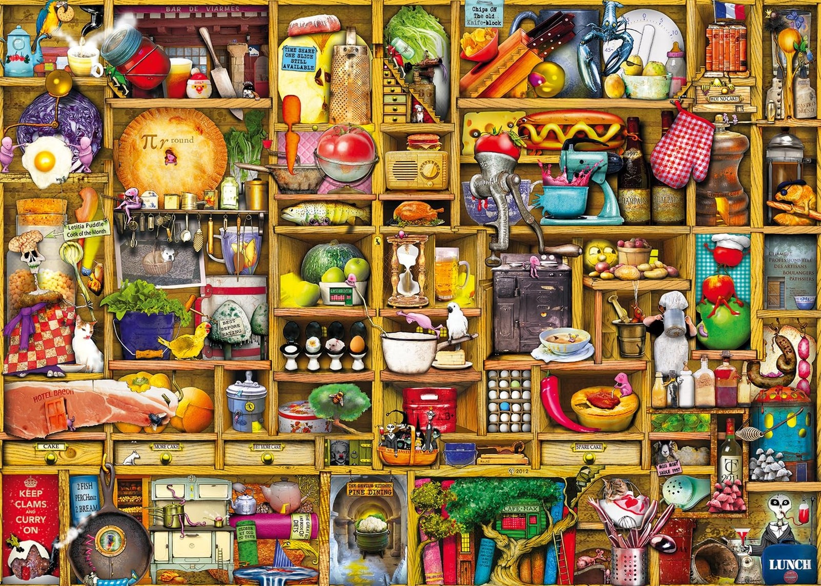 Ravensburger Kitchen Cupboard 1000 Piece Jigsaw Puzzle 12000652 Made in Germany
