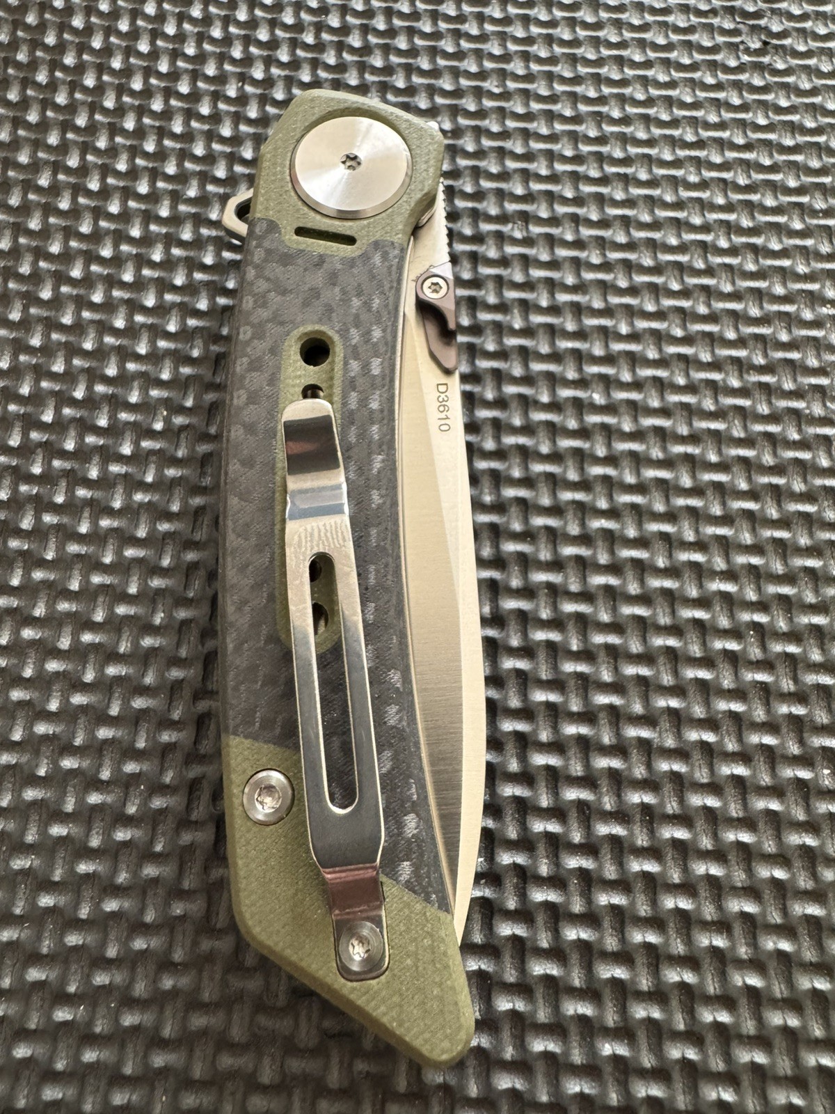 DreamTech D3610CGG Pocketknife Liner Lock Green
