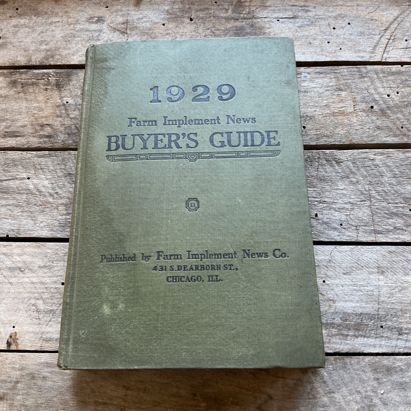 Antique 1929 Farm Implement News Catalog Buyer’s Guide advertising Reference