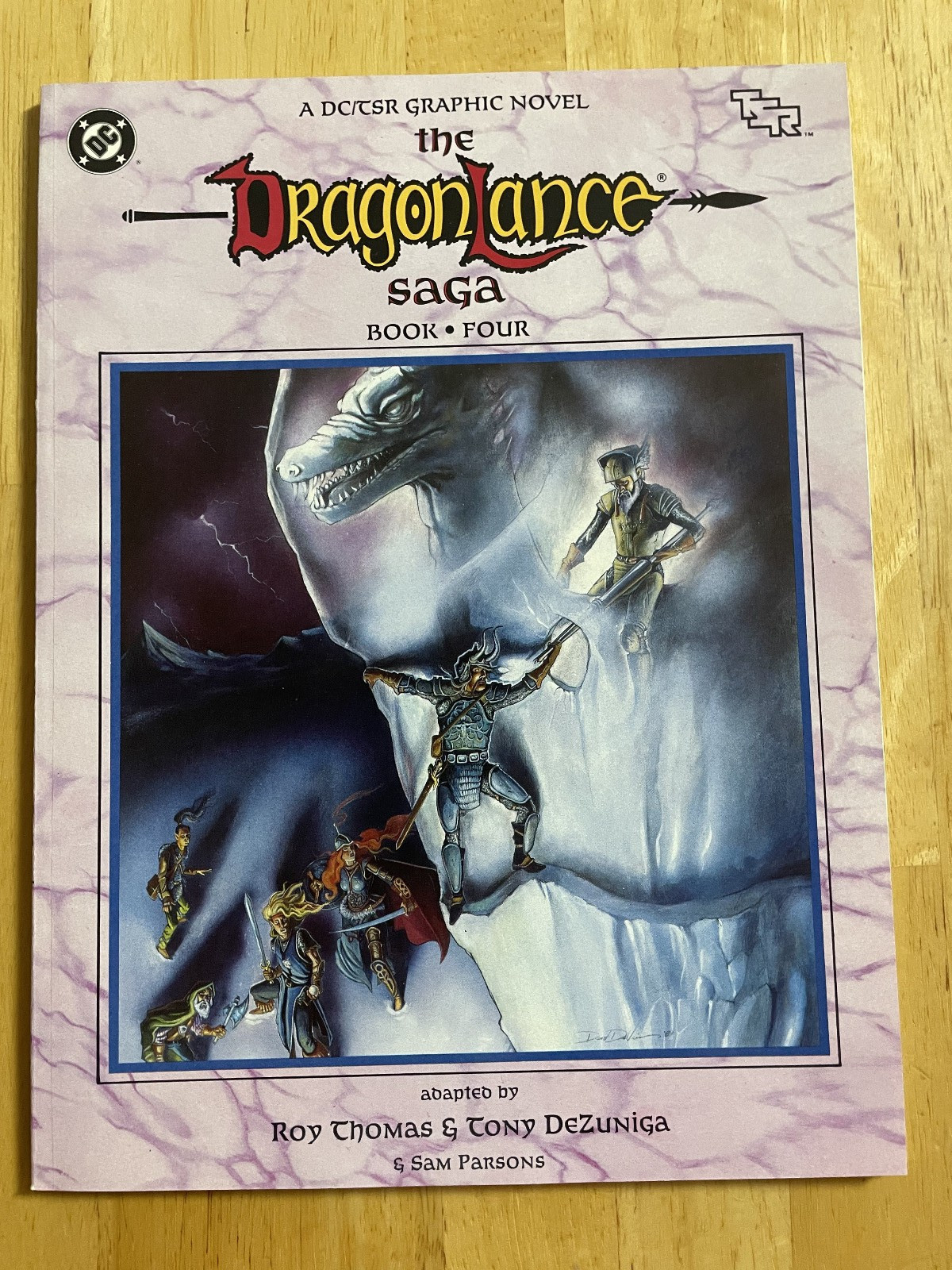 The Dragonlance Saga Book Four DC/TSR Graphic Novel 1990 First Printing TPB