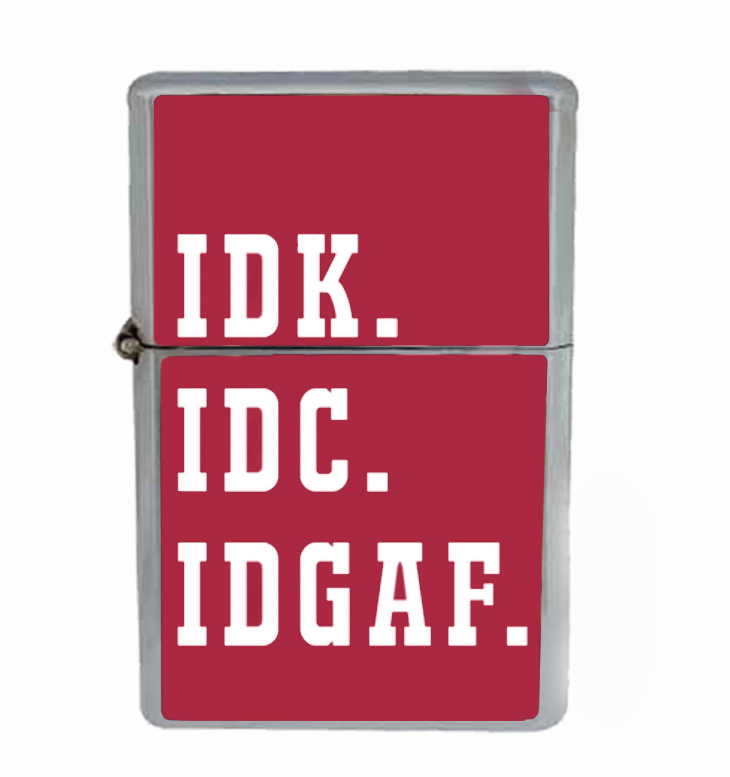 IDK Rs1 Flip Top Oil Lighter Wind Resistant