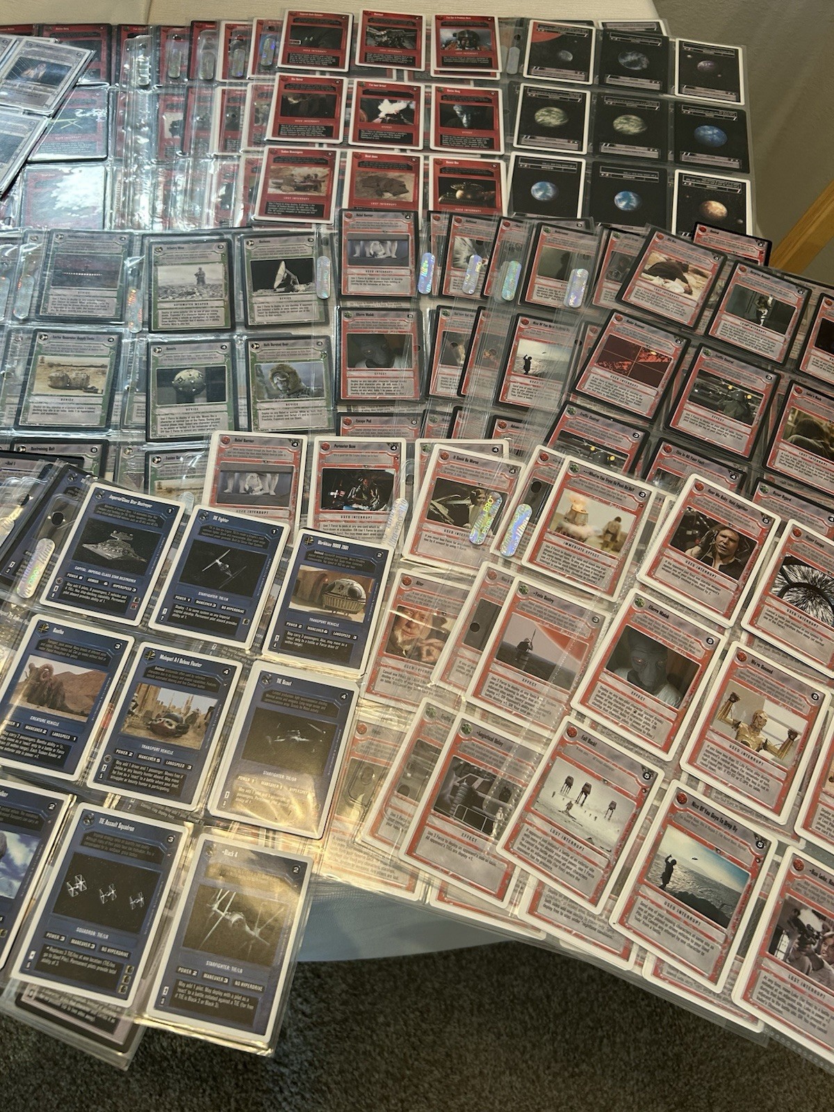 Star Wars Mixed Decipher LOT 648 Cards Plus Lots Of Duplicates! 1995-98