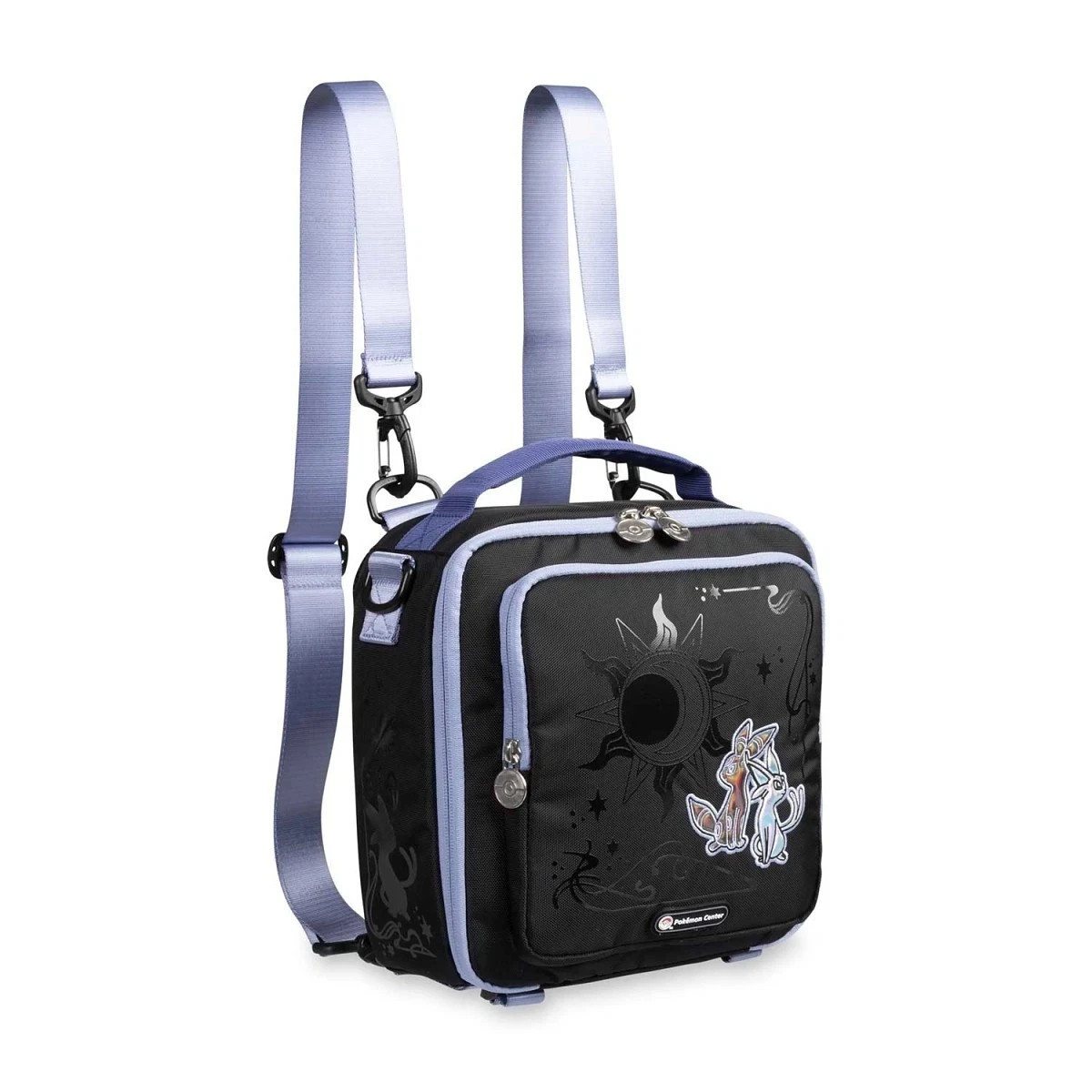 Pokemon Center Exclusive Celestial Espeon & Umbreon Convertible Backpack – New