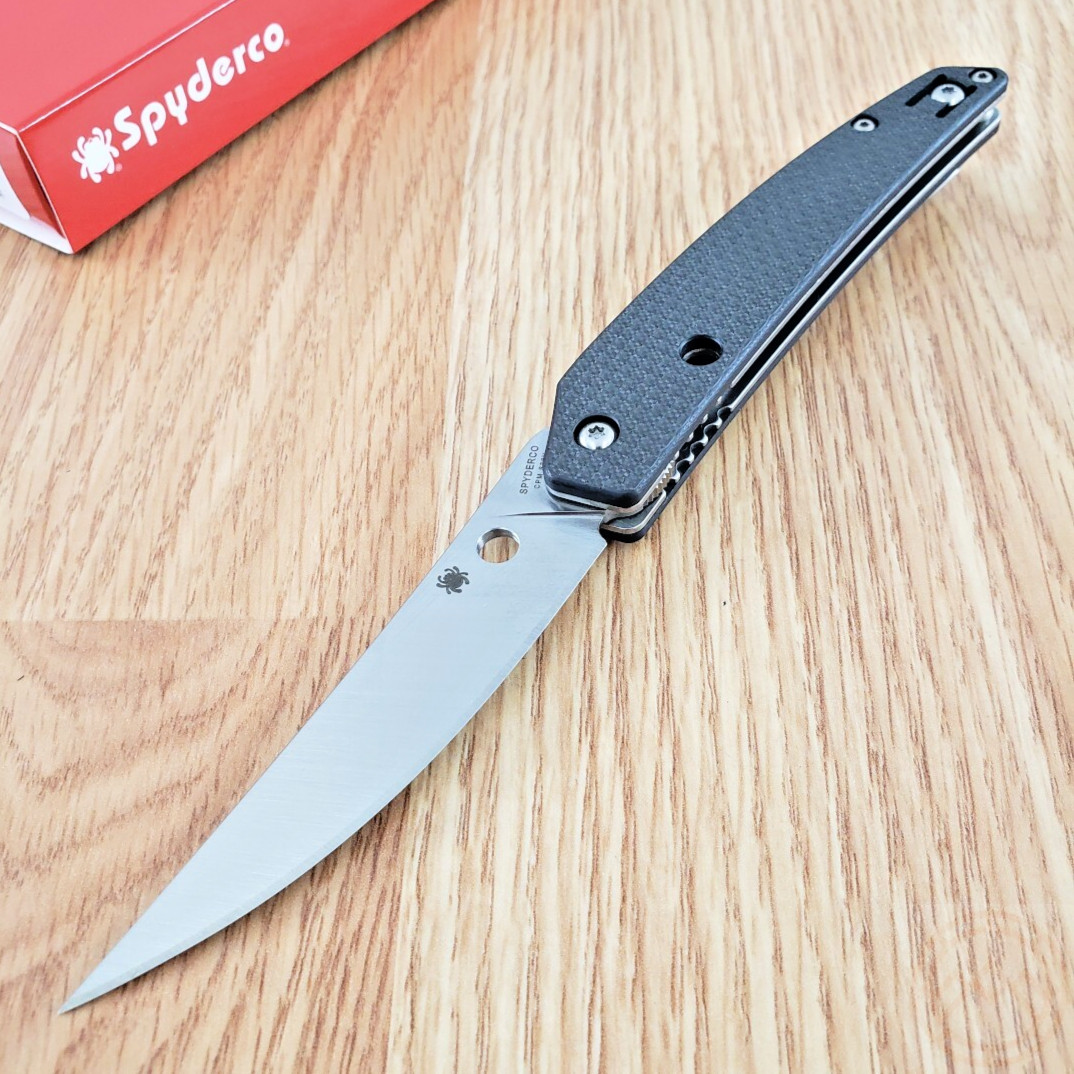 Spyderco Ikuchi Folding Knife 3.25″ CPM S30V Steel Blade Carbon Fiber/G10 Handle