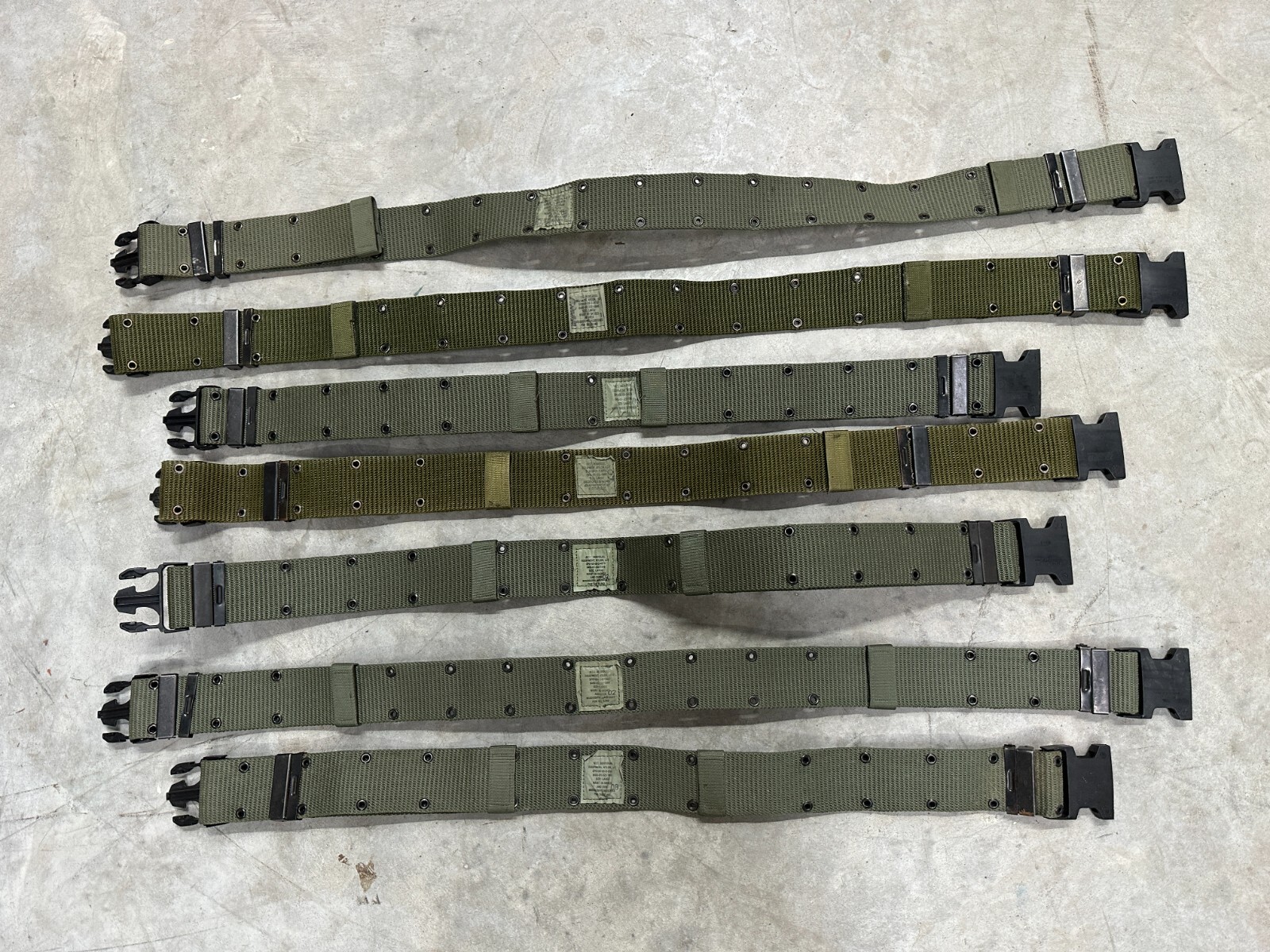 Large – US Military Individual Equipment Belt ALICE LC-2 LC2 Green Army LCI LC1