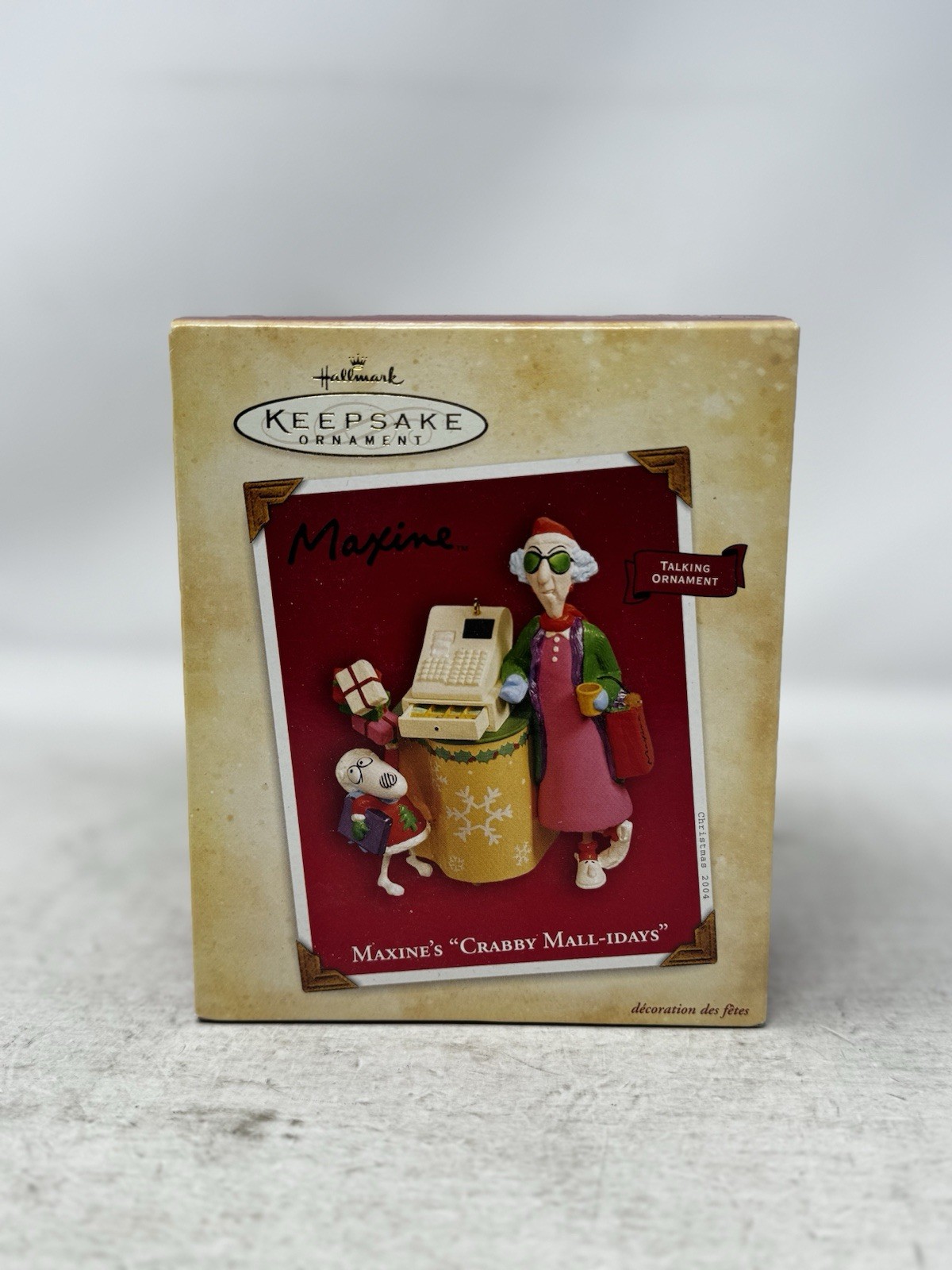 Hallmark Keepsake Ornament Maxine’s “Crabby Mall-Idays ” 2004