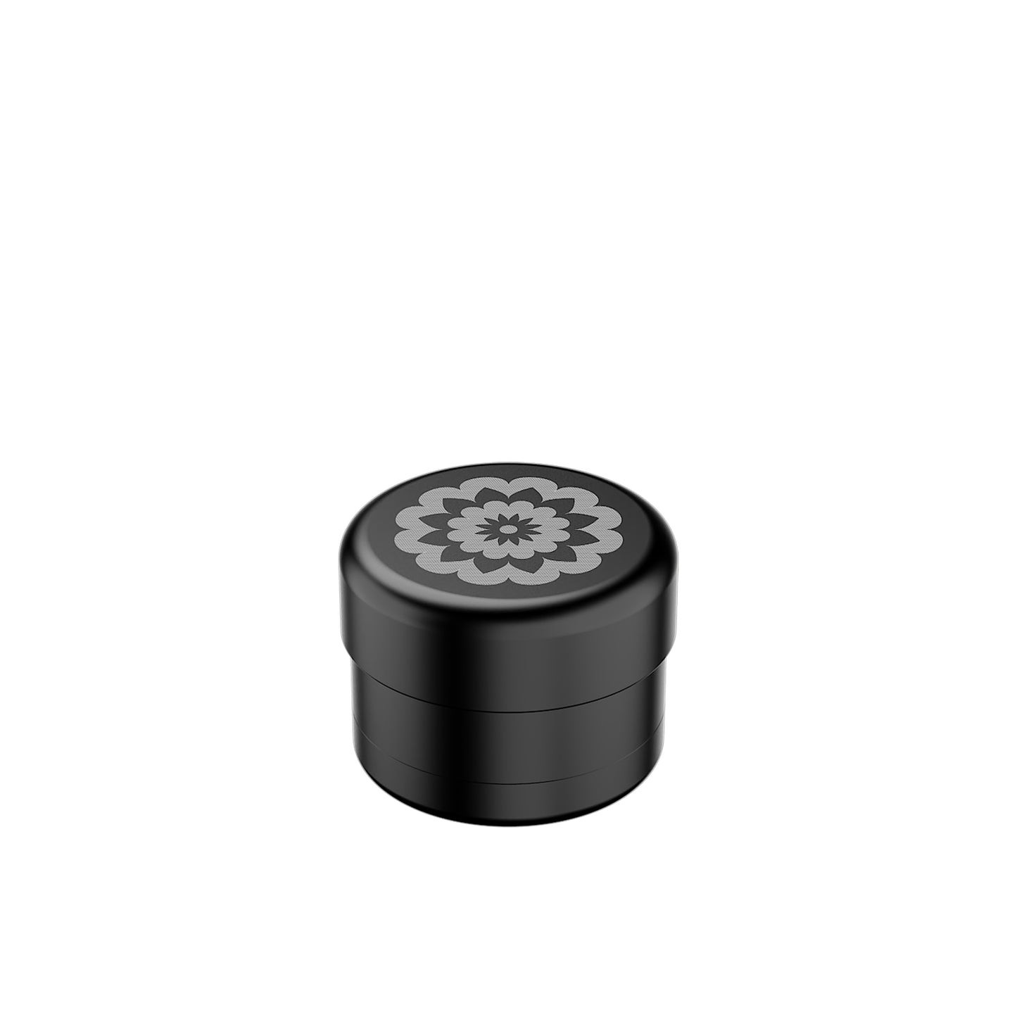 Flower Mill NEXT GEN PREMIUM 2.5″ Herb / Spice Grinder 4 Piece STAINLESS Series