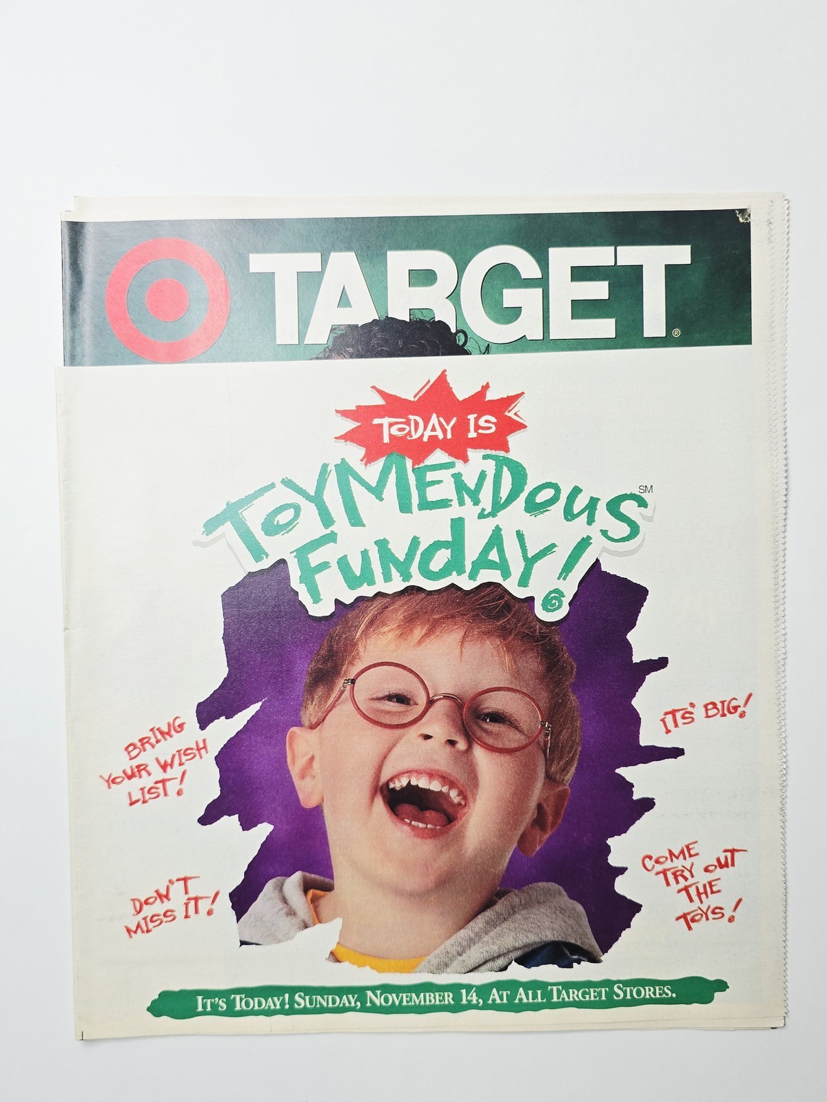 1993 Target Toymendous Catalog Barney Game Boy Nintendo Toys Vintage 28p